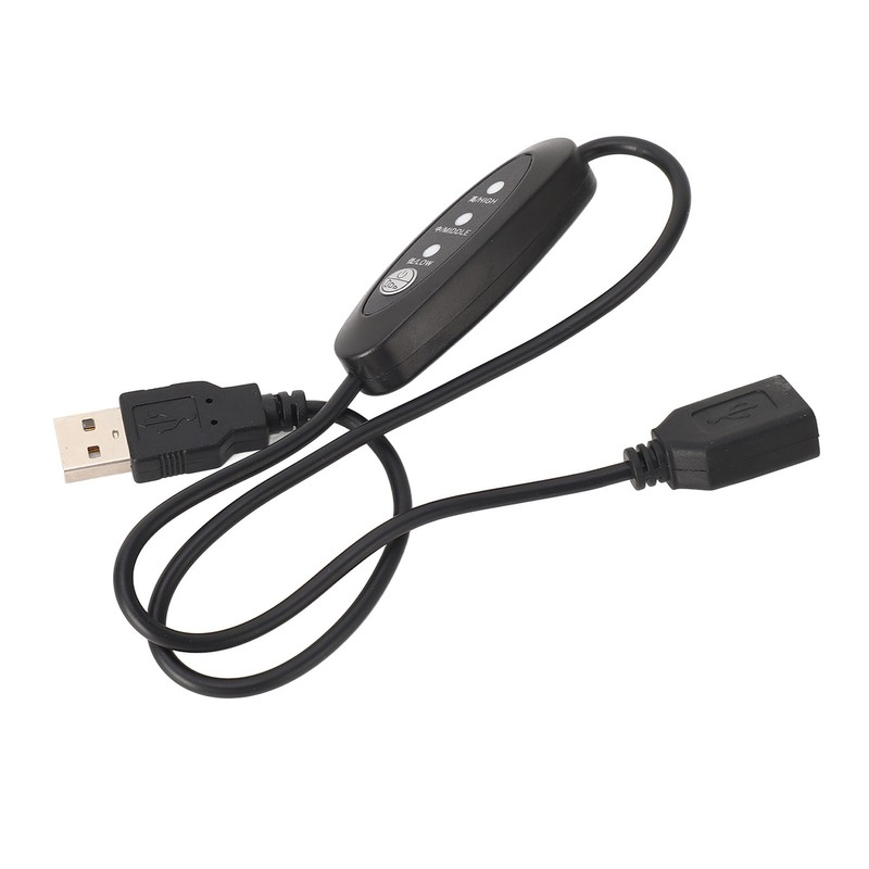 USB5V Thermostat Extension Cord Male in Female Out Flexible PVC