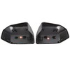 ECOTRIC Top Half Upper Driver/Passenger Side View Gloss Black Mirror