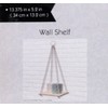Wooden Large Decor Hanging Wall Shelves w Rope 13.375x5.25" Floating
