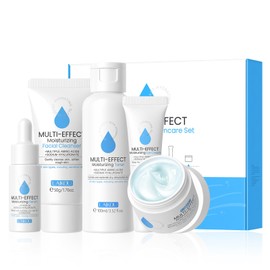 Skincare Set for Teenage Girls, Multi-Effect Hydration Skin Care Sets & Kits, Pamper Gifts for Women with Facial Cleanser, Toner, Serum, Eye Cream,Cream, Moisturizing Skin Care Set