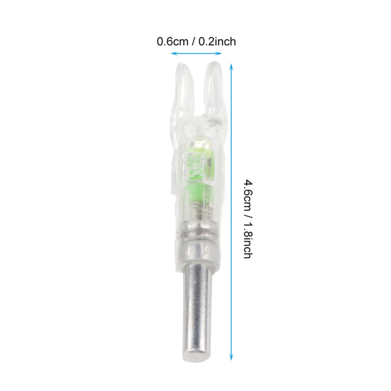 6.2mm Lightweight Arrow LED Lighted Nock with Automatic Knock Archery