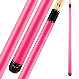 Viking Valhalla 100 Series No Wrap 2 Piece 58” Pool Cue Stick VA106 (21oz, Pink)