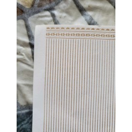 Hermes Dollhouse Wallpaper  & Border Top & Bottom 1:12 Scale Gold