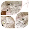 HighBuy Aesthetic Floral Duvet Cover Queen Size 3 Piece Soft