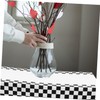 WHAMVOX 2pcs Gingham Racing Tablecloth Rectangular Checkered Table Cover Elegant