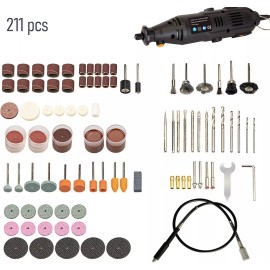 Tianxin Mini Taladro Mototool Con 211 Accesorio Para Dremmel Esmeril
