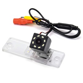 aSATAH 8 LED Adjustable Angle Car Rear View Camera for Toyota 4Runner/Hilux Surf 2002~2010/Toyota Fortuner SW4/Toyota Innova& Waterproof and Shockproof Reversing Backup Camera (8 LED Adjustable Angle)