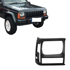 Perfit Liner New Replacement Parts Front Passenger Side Head Lamp Door Black Compatible With 91-96 Comanche/Cherokee 5BL62KW7 CH2513124