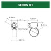 Tridon EFI004 EFI Series Hose Clamp (Box of 10), 7-15