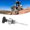 4.3in Motorcycle Engine Oil Fuel Tank Dipstick Level Gauge Meter