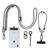 Kedelux Phone Strap, Crossbody Wrist Lanyard, Anti-theft, Gray, Large