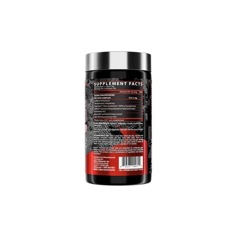 Nutrex Lipo 6 Black Ultra Concentrate 60 Capsules