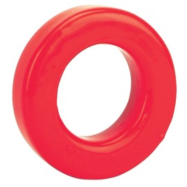 Markwort 16oz Scarlet POWER_SWING Donut Bat Weight Durable Vinyl Coated for Training