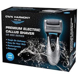 “Own Harmony CR900 Electric Callus Remover – Rechargeable Foot File with 3 Rollers, Professional Pedicure Tool for Cracked Heels & Hard Skin