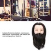 Salon Male Mannequin Head Human Hair Practice Hairdressing Training Head