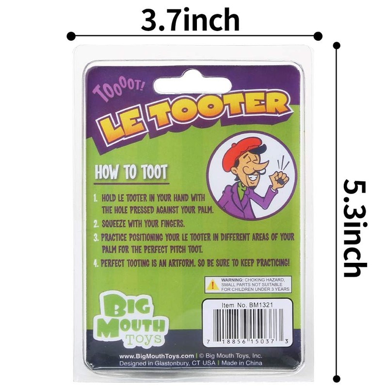 LE TOOTER Novelty Squeeze Pooter Fart Machine Funny Prank Farting