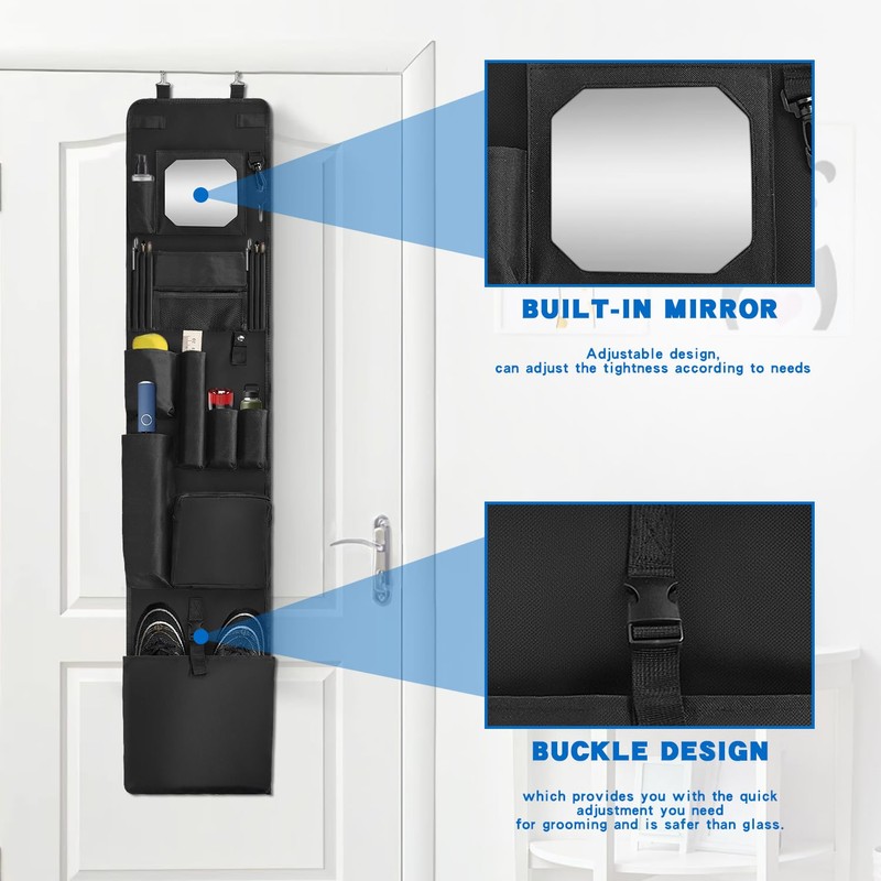 Grekos Hanging Closet, 11 x 51.18 Police Style Door Organizer