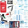 WELL-STRONG Boat First Aid Kit with Survival Tools, 123pcs Waterproof