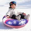 KENPUAZ Inflatable Snow Tube with Durable Fabric Cover – Premium