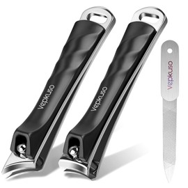 Nail Clippers Set for Men & Women – Professional Toenail Clippers for Thick Ingrown Nails, Toenail Clippers for Seniors, Ultra Sharp Stainless Steel Fingernail Clipper & Nail Cutter, Gift Idea