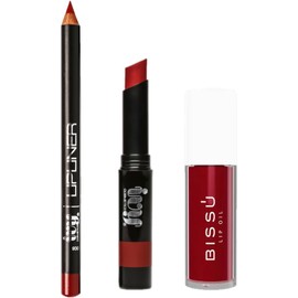 Set viral Lapiz Delineador y Labial Mate IVY + Lip Oil Bissú (Jamaica)