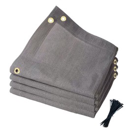 MEANCHEN 90% Outdoor Sun Shade Cloth 12' x 20' Pergola Shade Cover for Deck Backyard Patio Garden Breathable Sunshade Fabric with UV Protection Privacy Sun Screen for Porch, Carport, Pool Gray