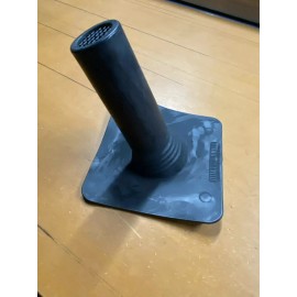 Bullet Boot Pipe Flashing 2" (1 Pack) Black Rubber (2")