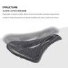 Comphic Bicycle Saddle Honeycomb Black 3D Saddle Breathable Cushion 3D