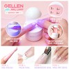 Gellen Kit de Extensión de Uñas Con Puntas de Gel,