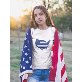 United States Iron On Decal, Patriotic DIY Shirt Transfer for Clothing, Fourth Of July Applique, USA Vinyl Patch, 27 Colors 5 Size options, Iron-On Almost Anything (Red)