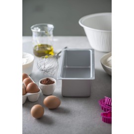 Decora 0062649 Rectangular Mould, Anodised Aluminium, 25.4 x 10.2 x H7.5 cm, Steel, Silver