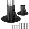 CHICAURA 2 Pack 1-7/8" Chain Link Fence Post Base, Heavy