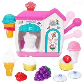 Mercs-X Bath Toy, Fluffy Bubbles, Bubble Play, Water Play, Ice Cream, Soft Ice Cream Maker, Shops, Pretend Play, Pretend Play, Foam Maker, Christmas Gift