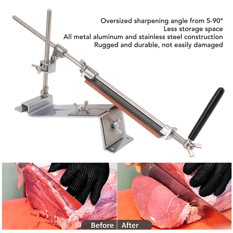 Knife Sharpener Kit Stainless Steel Professional Kitchen Chef Knife Sharpening