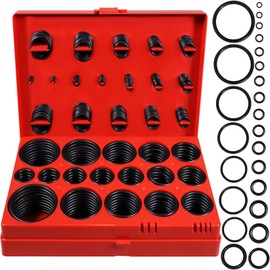 XBVV XBVV 419 PCS Universal Metric O-Ring Kit32 Sizes Buna-N 70A Rubber O Ring Assortment Set for Various Car Auto Faucet Plumbing Pressure Washer Air or Gas Sealing Repair Resist Oil and Heat