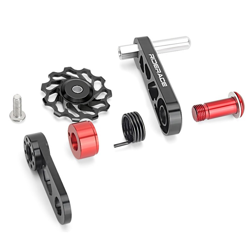 Bicycle Chain Tensioner - Adjustable Aluminum Chain Guide for Single