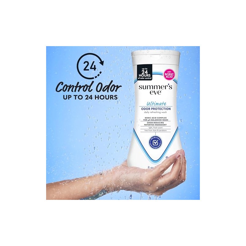 Gel Baño Femenino Ácido Bórico Control Definitivo Olores Elimina Equilibrio