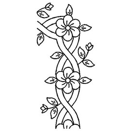 Quilting Creations Flower Border Quilt Stencil