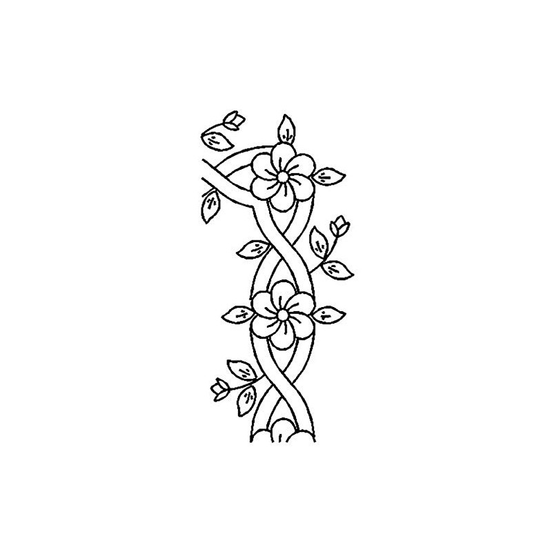 Quilting Creations Flower Border Quilt Stencil