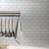 DICOFUN Metal Peel and Stick Backsplash Wall Tiles, 12"x12" Brush