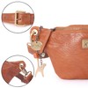 Catwalk Collection Handbags - Luxury Leather Belt Bag - Festival