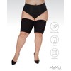MeMoi BodySmootHers - Bandas de muslo antirozaduras, Negro, Q1