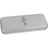 Azeeda 'Ginkgo Biloba Leaf' Metal Hinged Stationery Tin/Storage Box (TT00239614)