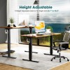 Standing Desk Adjustable Height 63 X 24 Inch Electric Computer