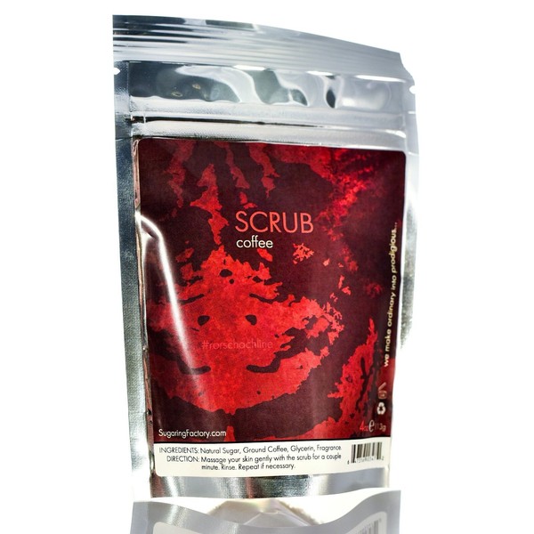 Ground Coffee Scrub 4oz - 100% Natural Invigorating Body Scrub & Facial Cleanser