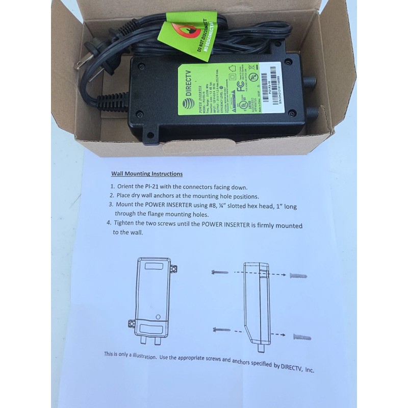 DirecTV Power Inserter- PI21R3-16 - 21V - A3