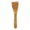 HOFMEISTER® Spatula with Curved Head and Typical Olive Wood Grain
