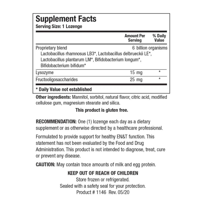 Biotics Research - Adult ENT-Pro Lozenges (30ct)