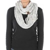 Funky Junque Womens Infinity Scarf Cable Knit Wrap - Confetti