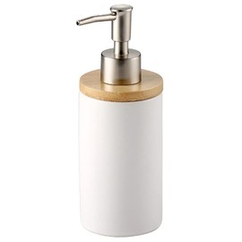 OnePine 400 ml Ceramic Soap Dispenser, Nordic Style, Lotion Dispenser Soap Dispenser for Kitchen and Bathroom